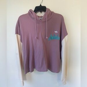 Adidas cropped hoodie size X-Large